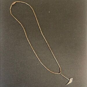 Elegant silver Necklace with Bird Pendant